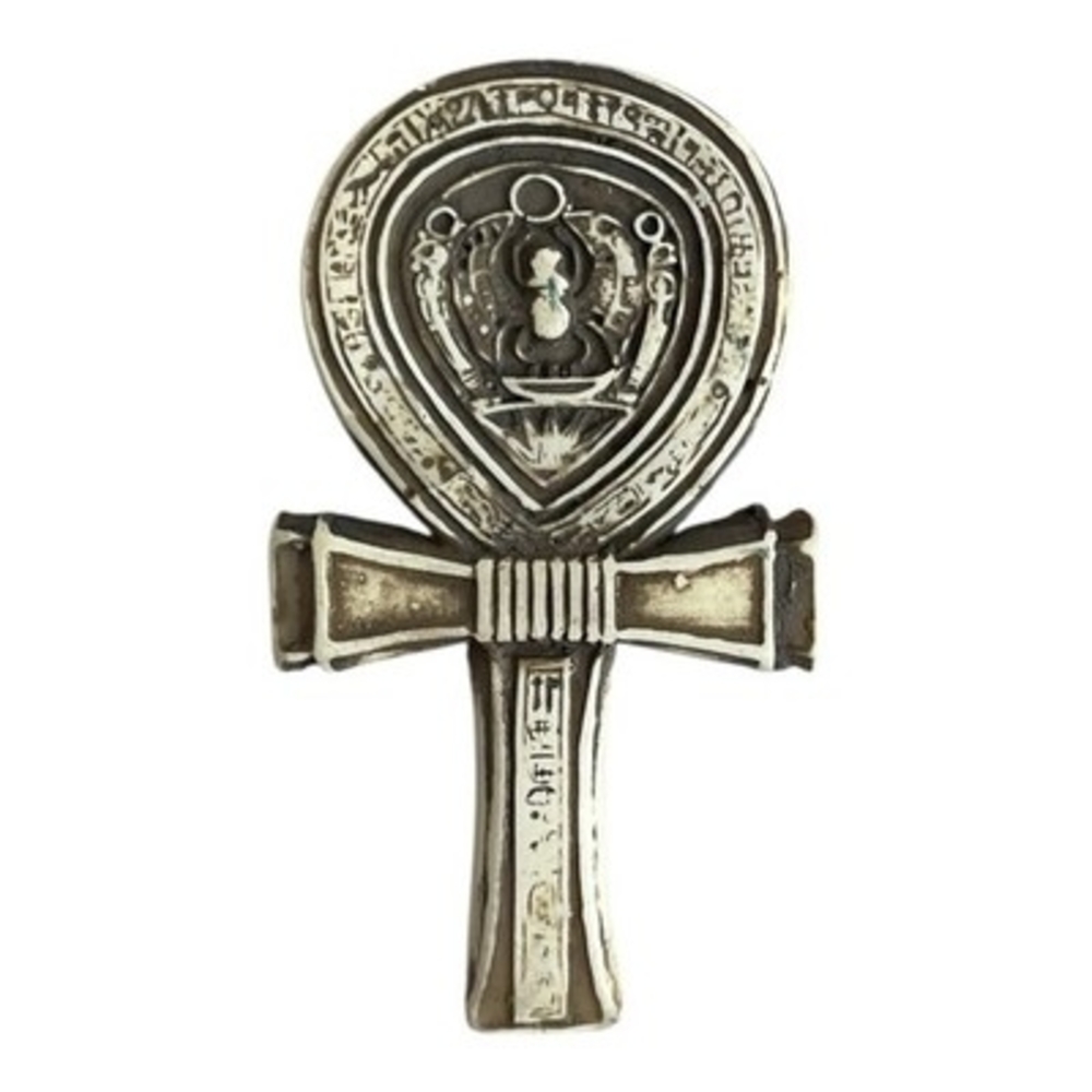 Pair Of Egyptian Ankh Decor Cross Symbol of Life 3.5" Magnets Amulet SouvenIr - Picture 2 of 3